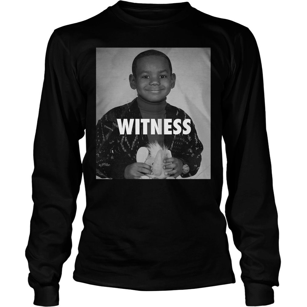 witness lebron t shirt
