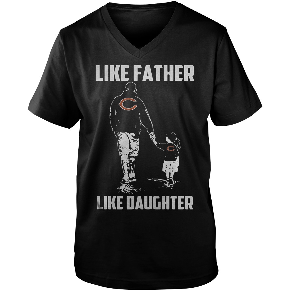 Chicago Bears – Like Father Like Daughter T-Shirt 6 Chicago Bears – Like Father Like Daughter T-Shirt Guys V-Neck