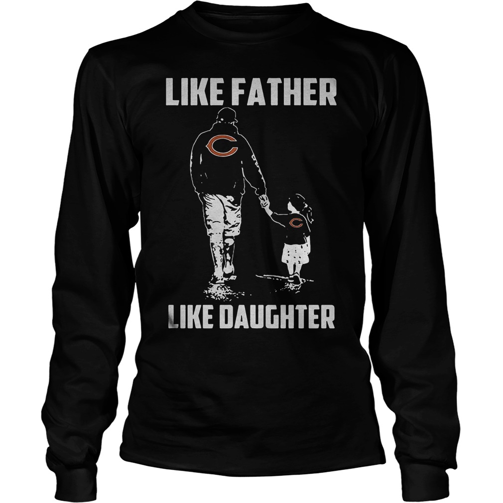 Chicago Bears – Like Father Like Daughter T-Shirt 3 Chicago Bears – Like Father Like Daughter T-Shirt Unisex Longsleeve Tee
