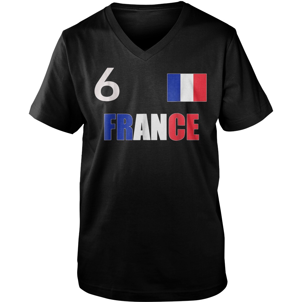 France Final Soccer World Cup 2018 T-Shirt 6 France Final Soccer World Cup 2018 T-Shirt Guys V-Neck