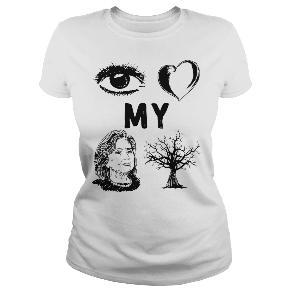 Hillary Clinton I Love My Country T-Shirt 7 Hillary Clinton I Love My Country T-Shirt Classic Ladies Tee