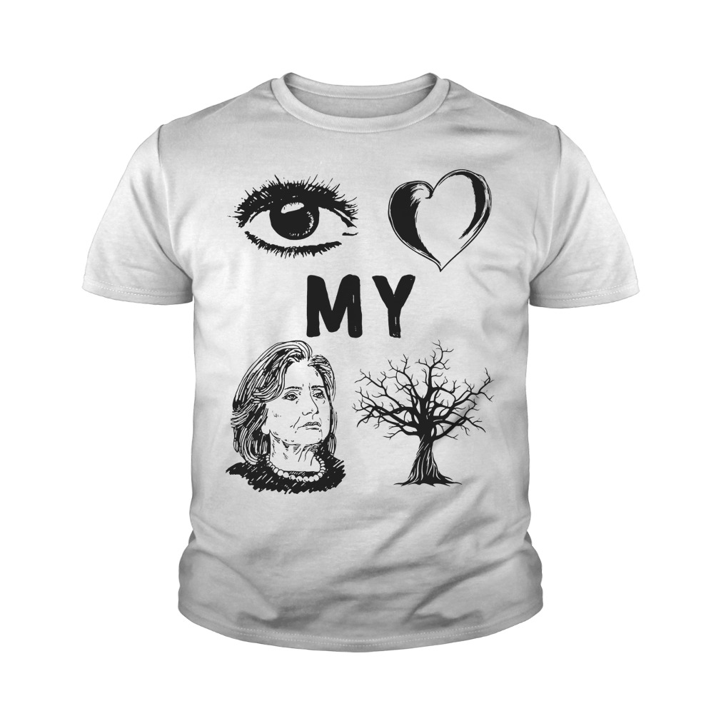 Hillary Clinton I Love My Country T-Shirt 9 Hillary Clinton I Love My Country T-Shirt Youth Tee