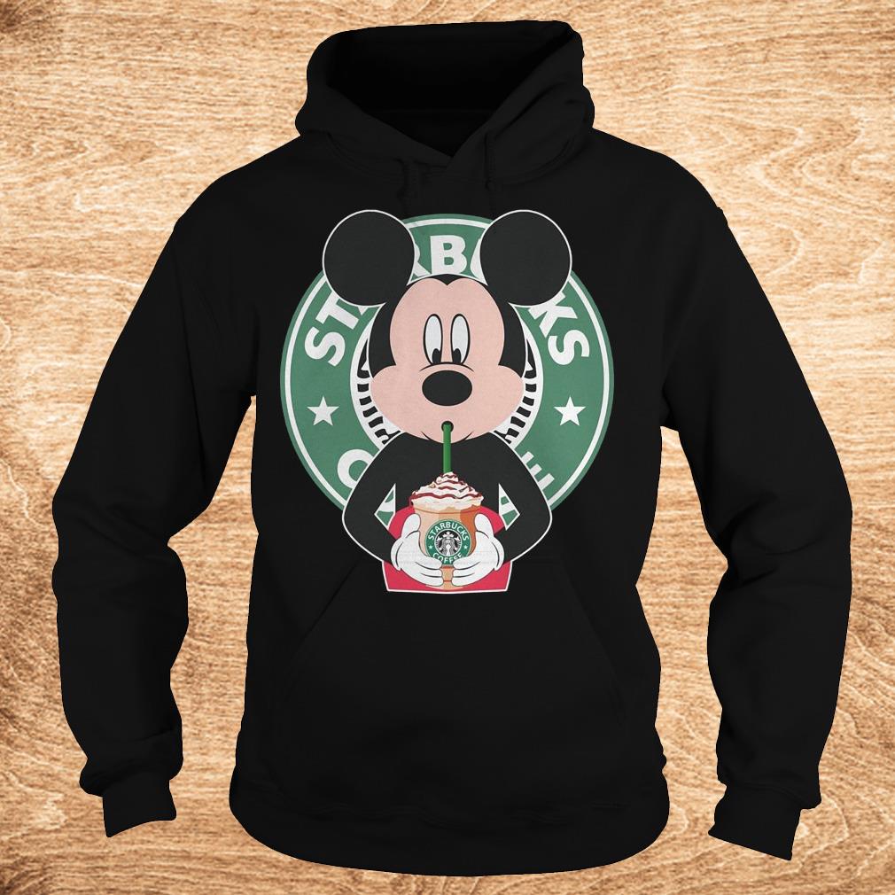Mickey mouse drinks Starbucks coffee shirt 2 Mickey mouse drinks Starbucks coffee shirt Hoodie