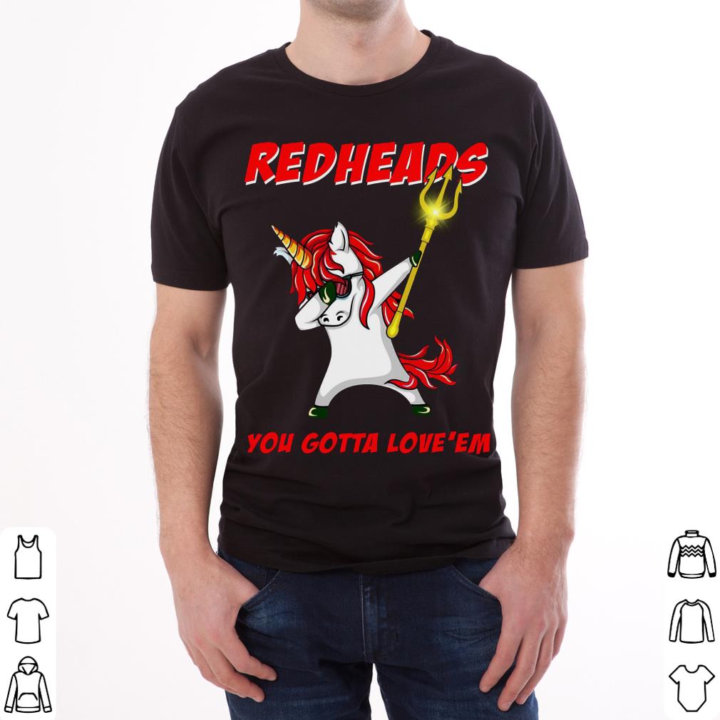 Nice Aquaman Unicorn Dabbing Redheads you gotta love'em shirt 2 Nice Aquaman Unicorn Dabbing Redheads you gotta love'em shirt 2