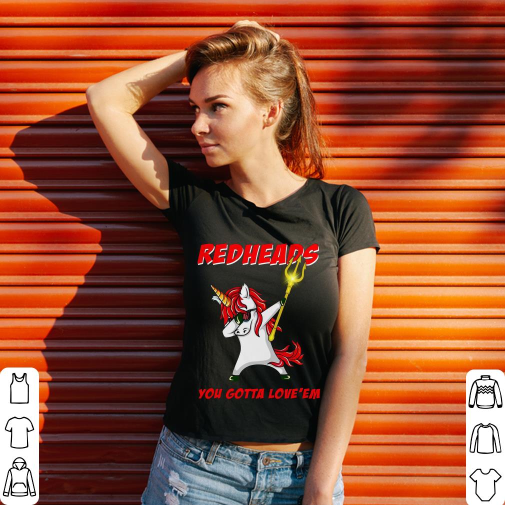 Nice Aquaman Unicorn Dabbing Redheads you gotta love'em shirt 3 Nice Aquaman Unicorn Dabbing Redheads you gotta love'em shirt 3