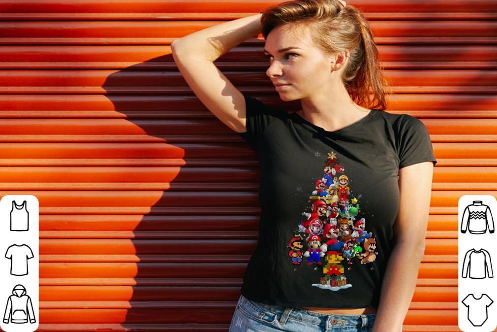 Funny Super Mario Christmas Tree shirt 3 Funny Super Mario Christmas Tree shirt 3
