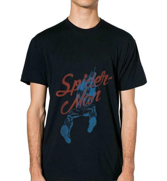Original Marvel Spider-man Cursive Graphic Shirt 2 Original Marvel Spider-man Cursive Graphic Shirt 2