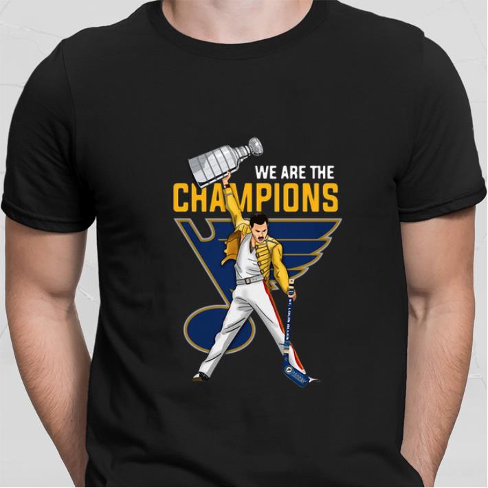 Nice Freddie Mercury St. Louis Blues We Are Champions shirt 2 Nice Freddie Mercury St. Louis Blues We Are Champions shirt 2