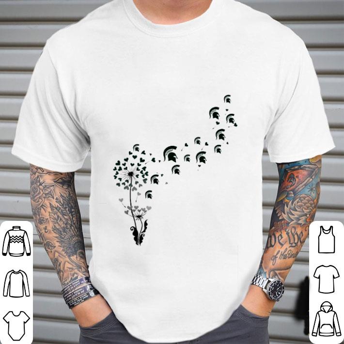 Nice Michigan State Spartans Flower shirt 2 Nice Michigan State Spartans Flower shirt 2