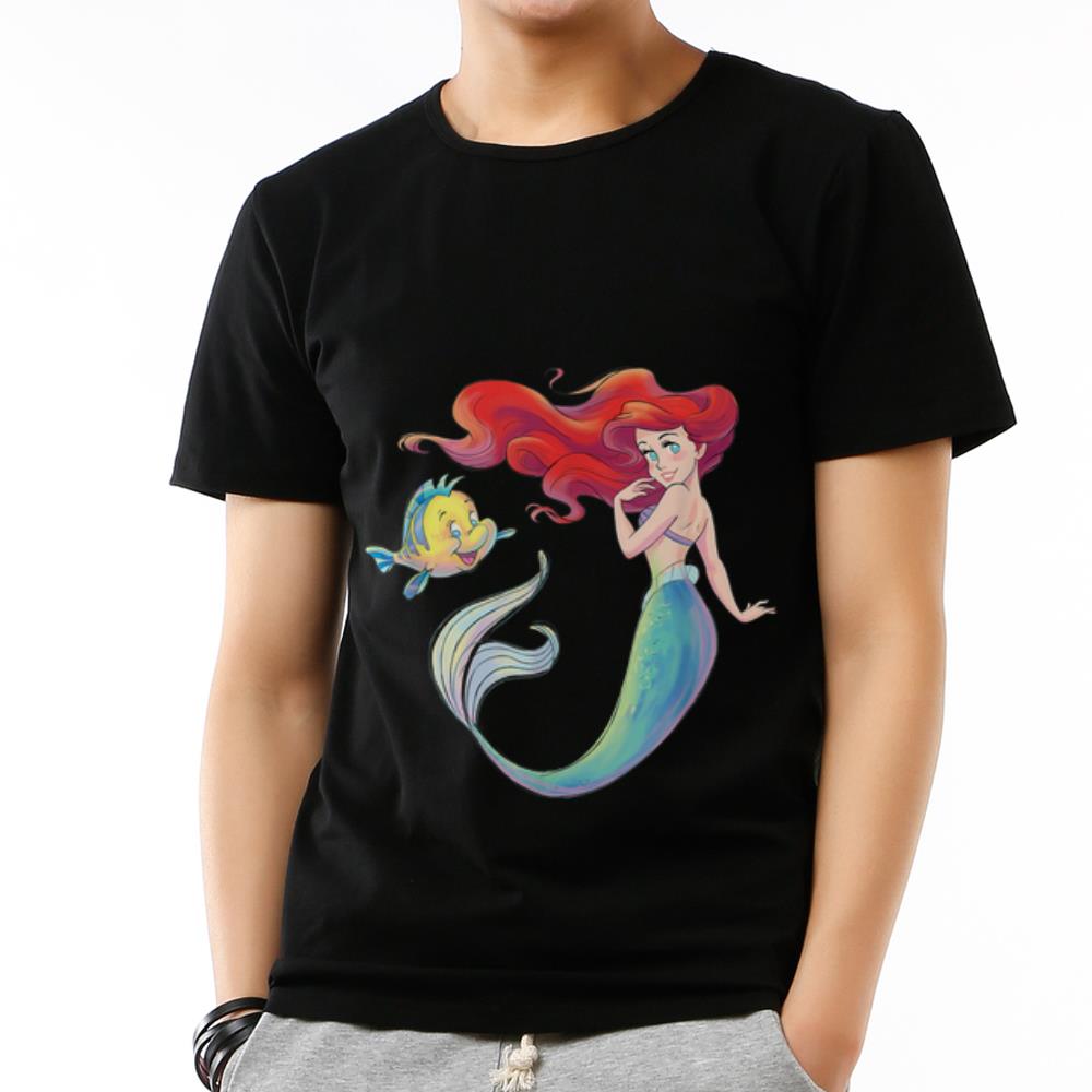 Original Disney The Little Mermaid Ariel and Flounder shirt, hoodie, sweater, longsleeve tshirt