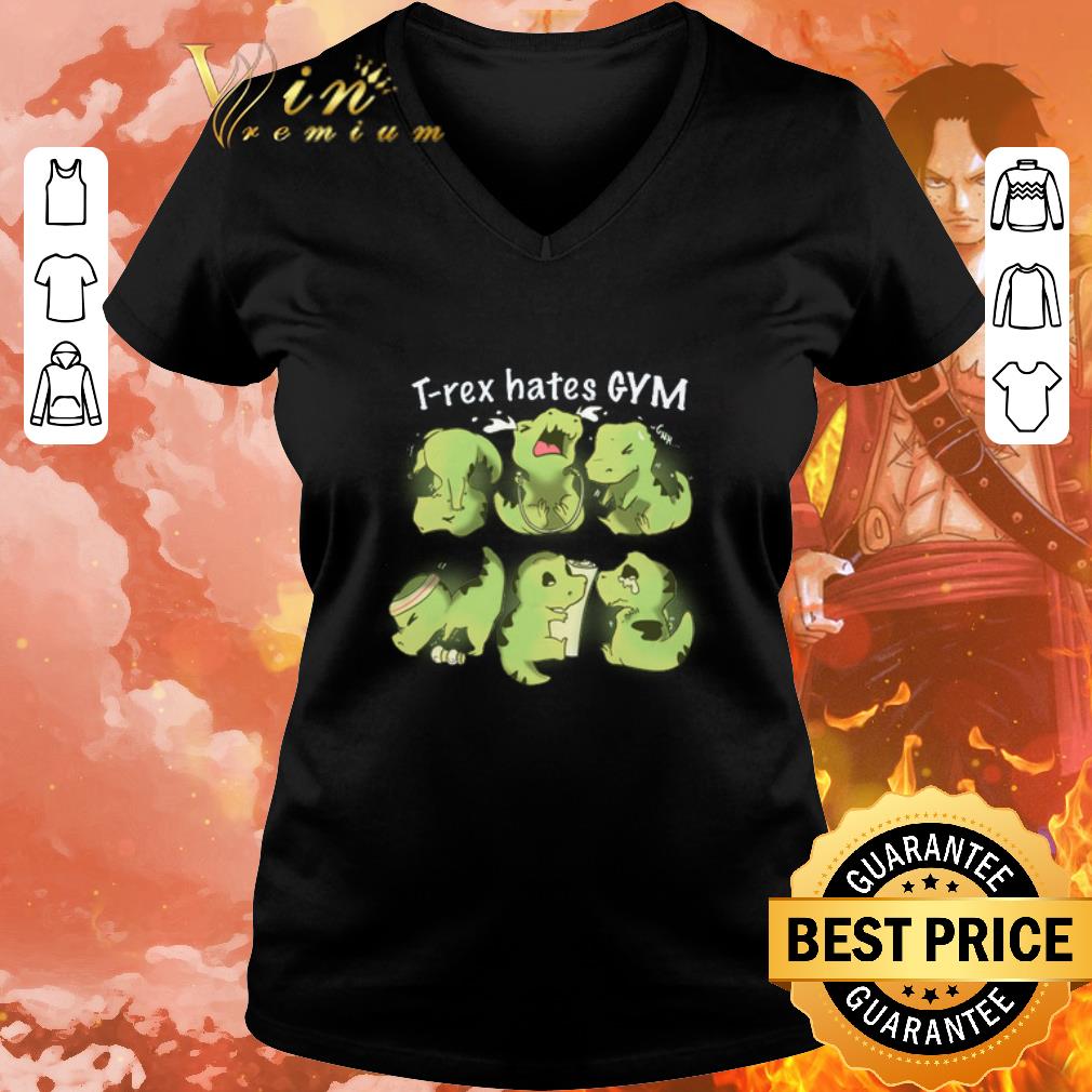 Awesome T-rex hates GYM shirt 3 Awesome T-rex hates GYM shirt 3