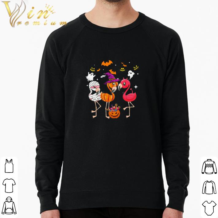 Pretty Flamingos happy halloween shirt 2 Pretty Flamingos happy halloween shirt 2