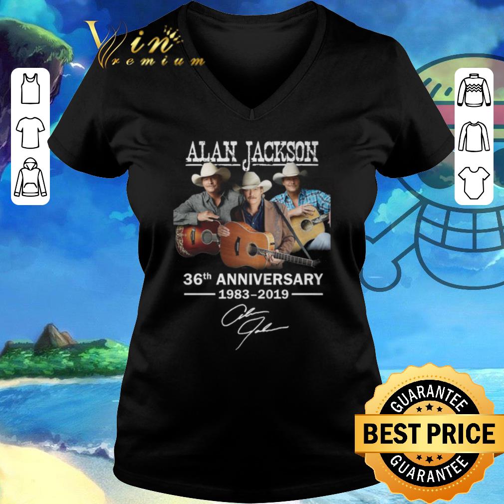 Nice Alan Jackson 36th anniversary 1983-2019 signature shirt 3 Nice Alan Jackson 36th anniversary 1983-2019 signature shirt 3