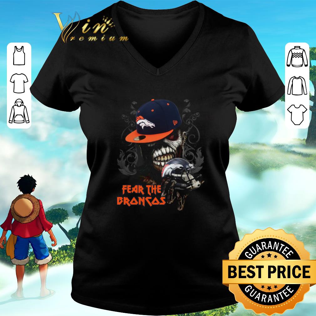 Official Iron Maiden fear the Denver Broncos shirt 3 Official Iron Maiden fear the Denver Broncos shirt 3