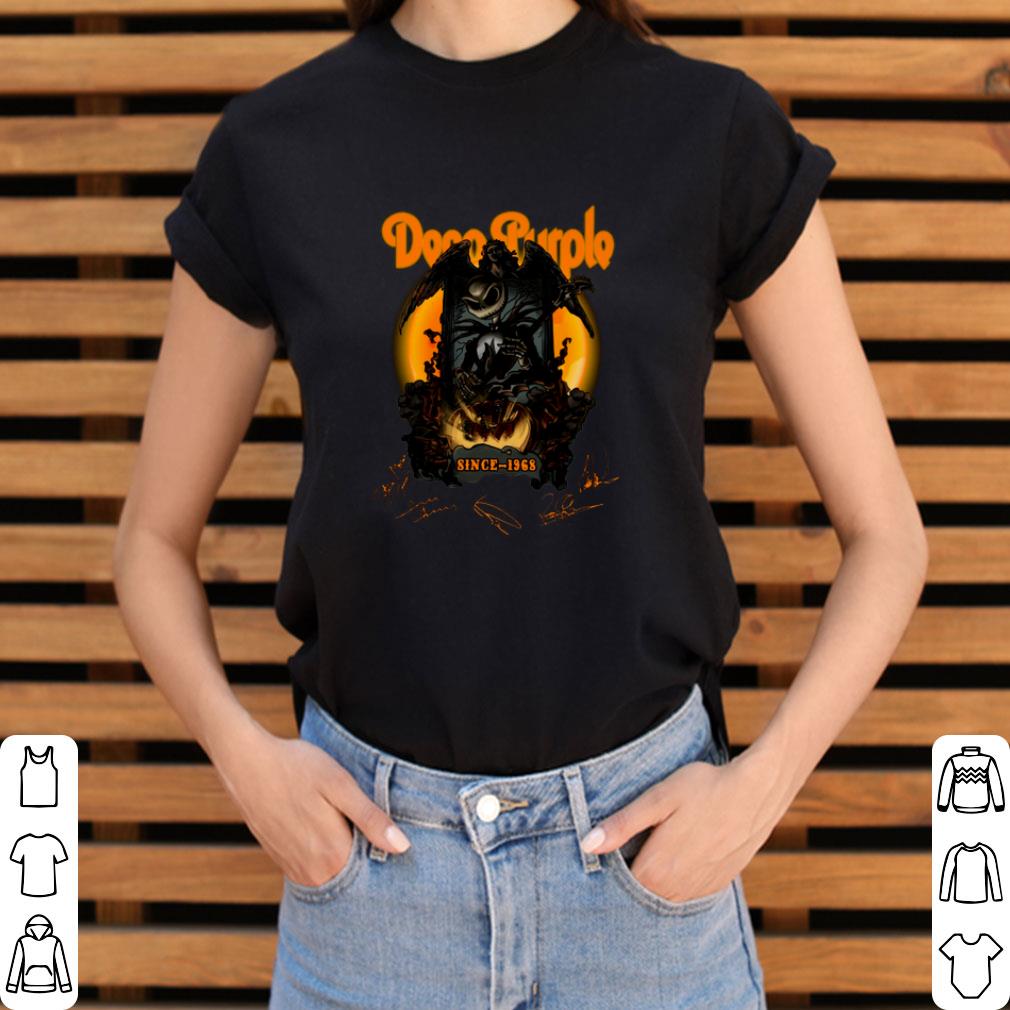 Premium Jack Skellington Deep Purple Pumpkin Since 1968 Signatures shirt 3 Premium Jack Skellington Deep Purple Pumpkin Since 1968 Signatures shirt 3