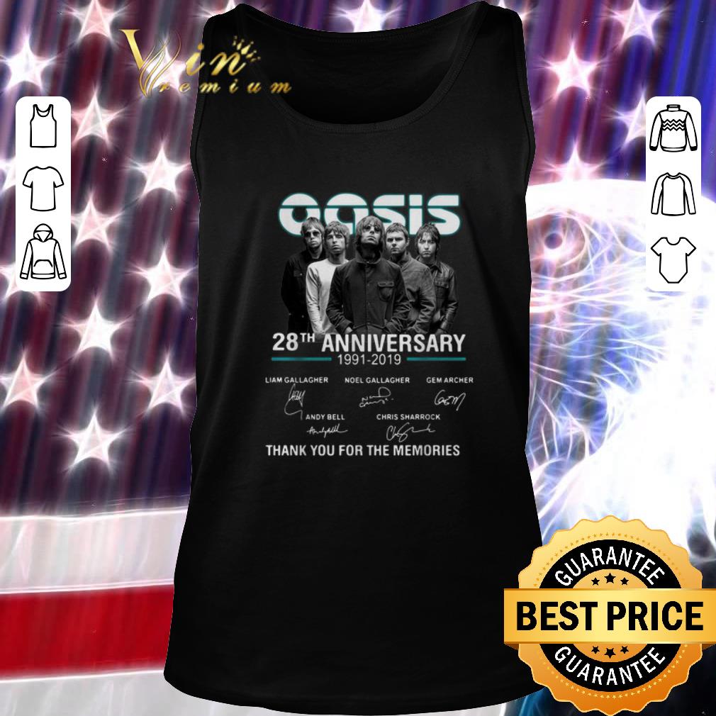 Premium Oasis 28th anniversary 1991-2019 thank you for the memories shirt 2 Premium Oasis 28th anniversary 1991-2019 thank you for the memories shirt 2