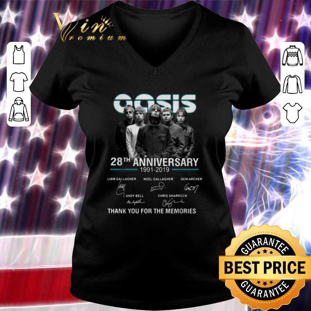 Premium Oasis 28th anniversary 1991-2019 thank you for the memories shirt 3 Premium Oasis 28th anniversary 1991-2019 thank you for the memories shirt 3