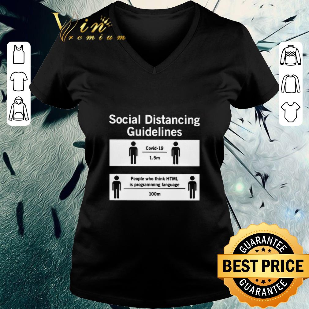 Funny Social Distancing Guidelines Covid-19 1.5m people who think HTML programming language 100m shirt 3 Funny Social Distancing Guidelines Covid-19 1.5m people who think HTML programming language 100m shirt 3