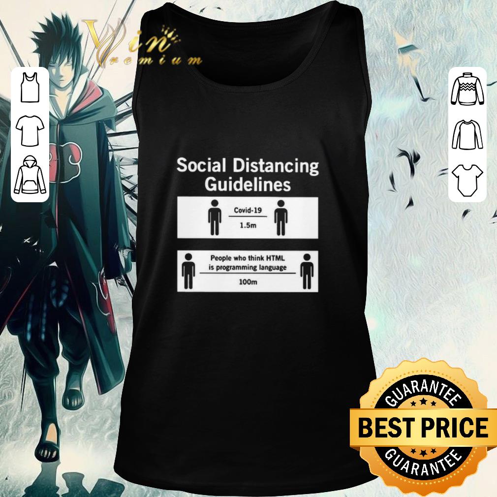 Funny Social Distancing Guidelines Covid-19 1.5m people who think HTML programming language 100m shirt 2 Funny Social Distancing Guidelines Covid-19 1.5m people who think HTML programming language 100m shirt 2