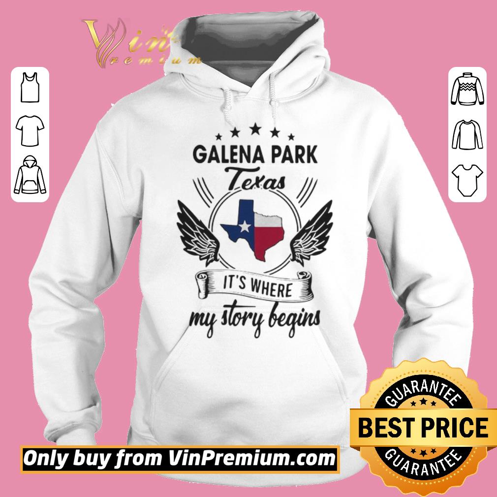Top GALENA PARK ITS WHERE MY STORY BEGINS MAP shirt 2 Top GALENA PARK ITS WHERE MY STORY BEGINS MAP shirt