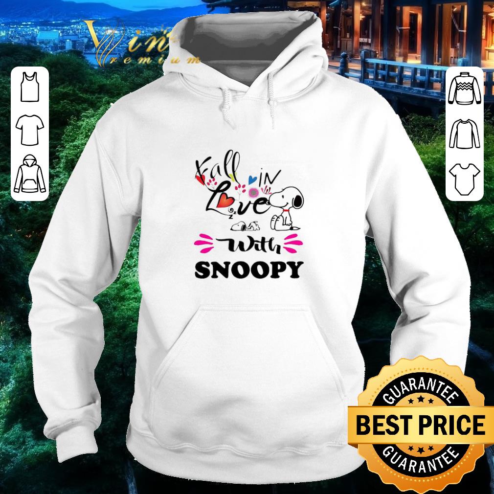 Premium Fall in love with Snoopy Peanuts shirt 2 Premium Fall in love with Snoopy Peanuts shirt