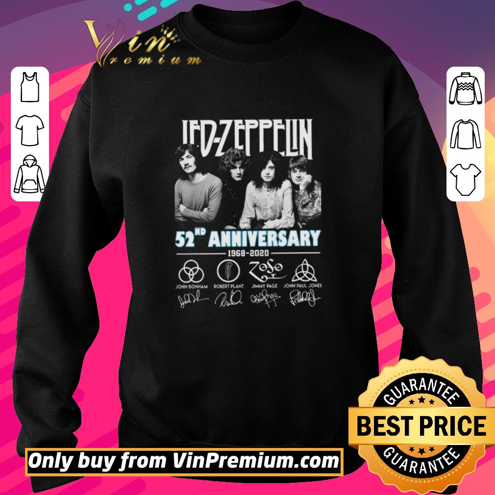 Original Led Zeppelin 52nd Anniversary 1968 2020 Signature shirt 2 Original Led Zeppelin 52nd Anniversary 1968 2020 Signature shirt
