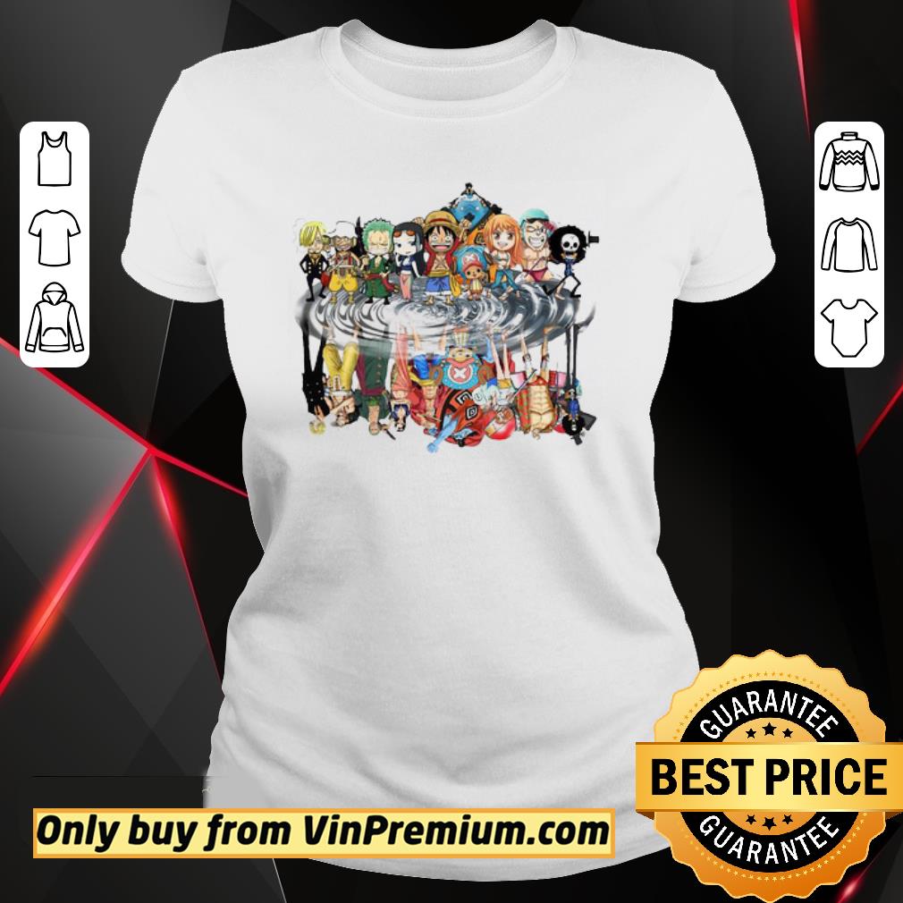 Original One Piece characters water mirror shirt 2 Original One Piece characters water mirror shirt 2