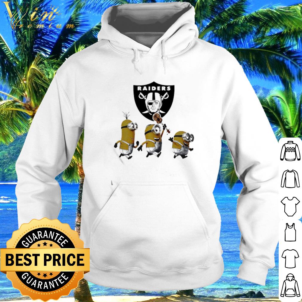 Cool Oakland Raiders And Minions shirt 2 Cool Oakland Raiders And Minions shirt