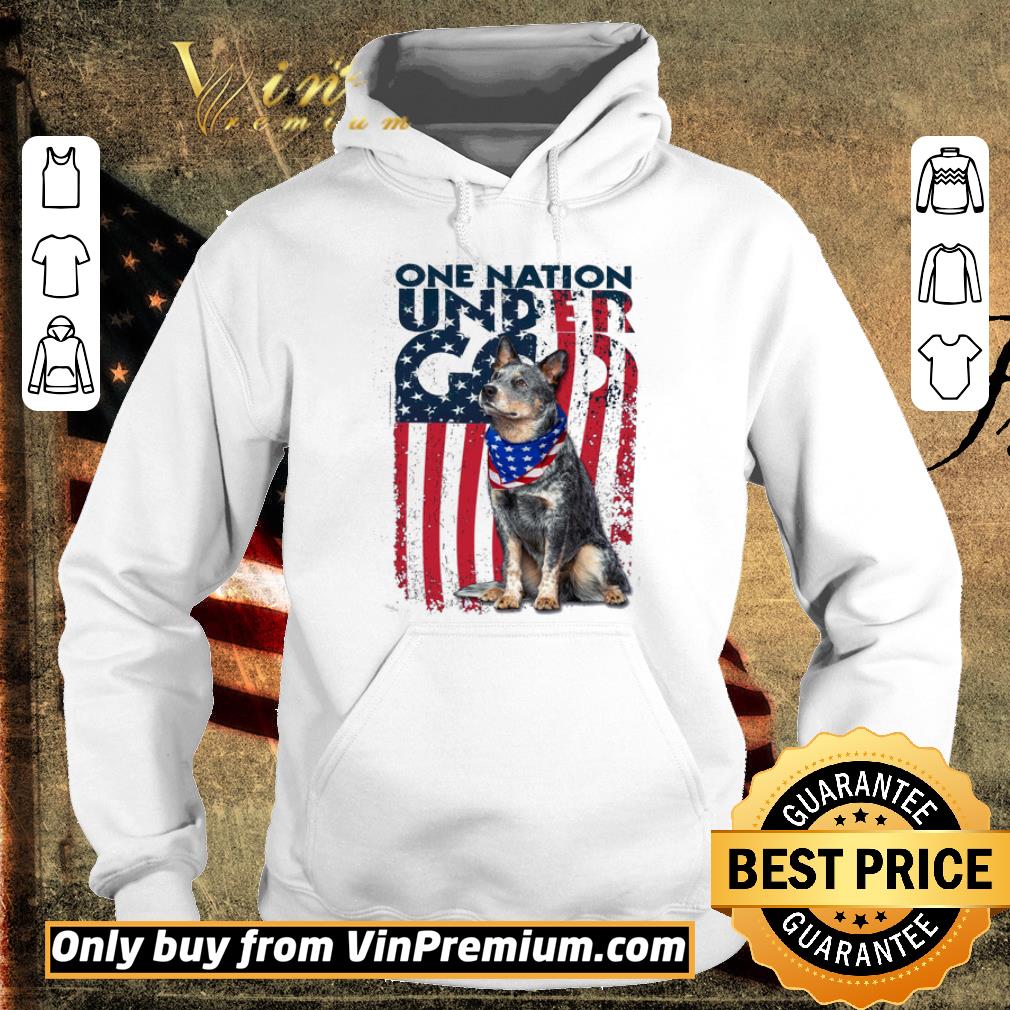 Original Heeler Puppies One Nation Under God American Flag shirt 2 Original Heeler Puppies One Nation Under God American Flag shirt