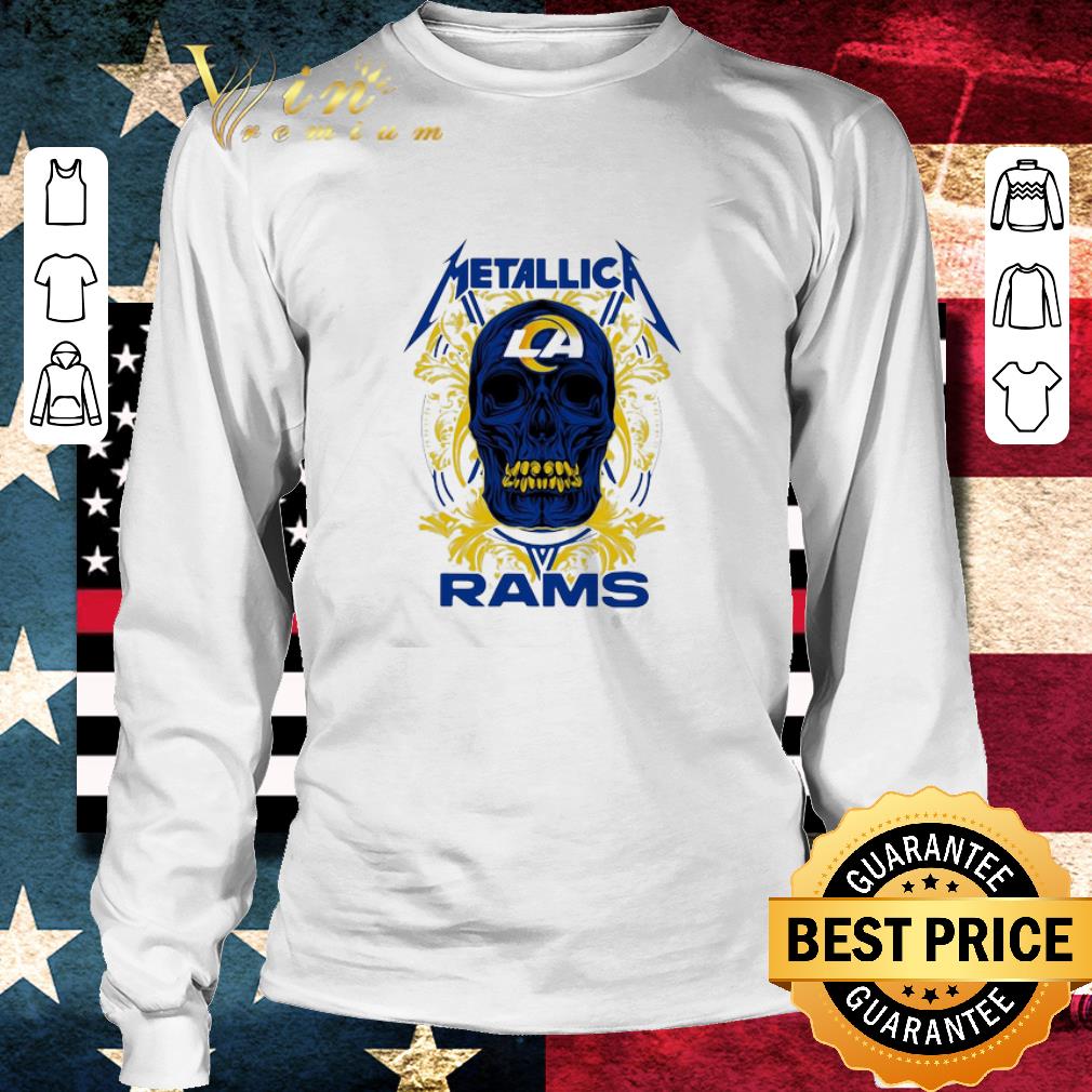 Top Skull Mashup Metallica And Los Angeles Rams shirt 3 Top Skull Mashup Metallica And Los Angeles Rams shirt 3