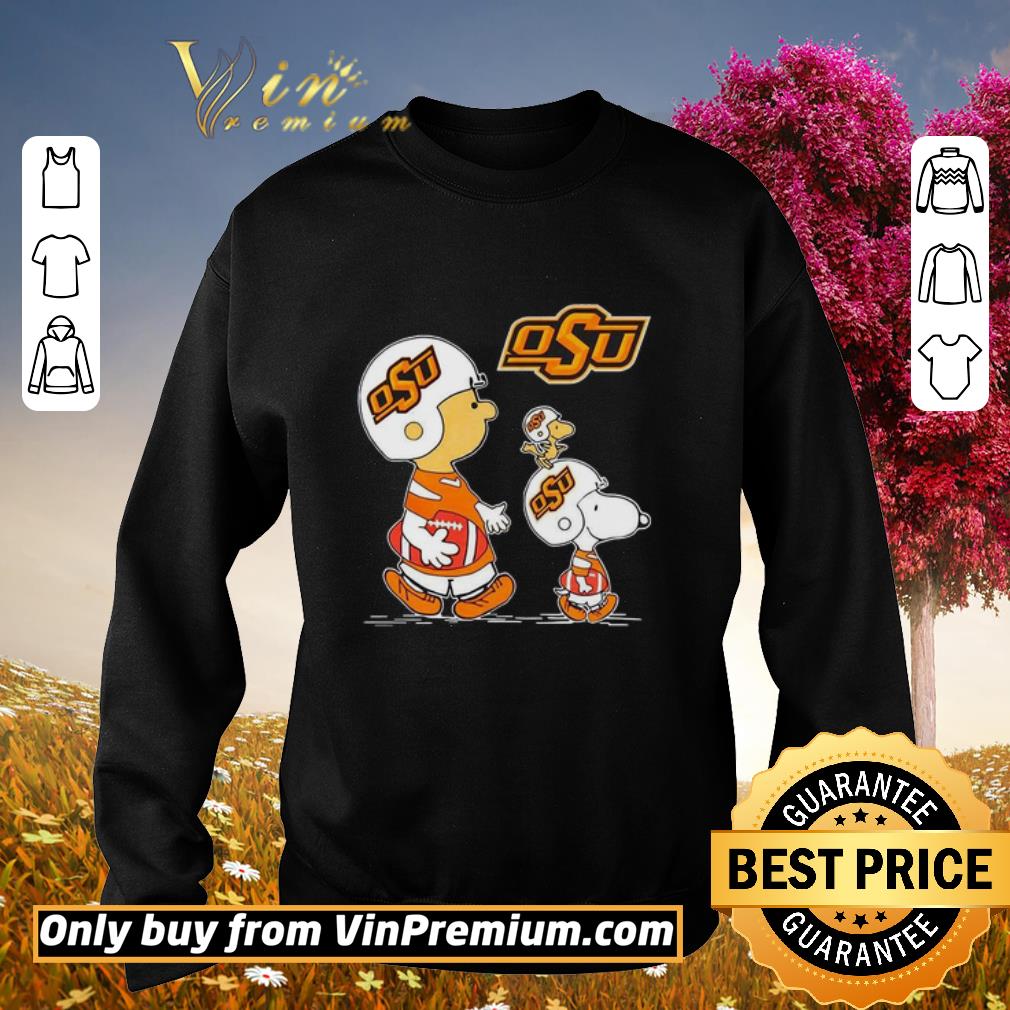 Nice Charlie Brown Snoopy and Woodstock OSU shirt 2 Nice Charlie Brown Snoopy and Woodstock OSU shirt