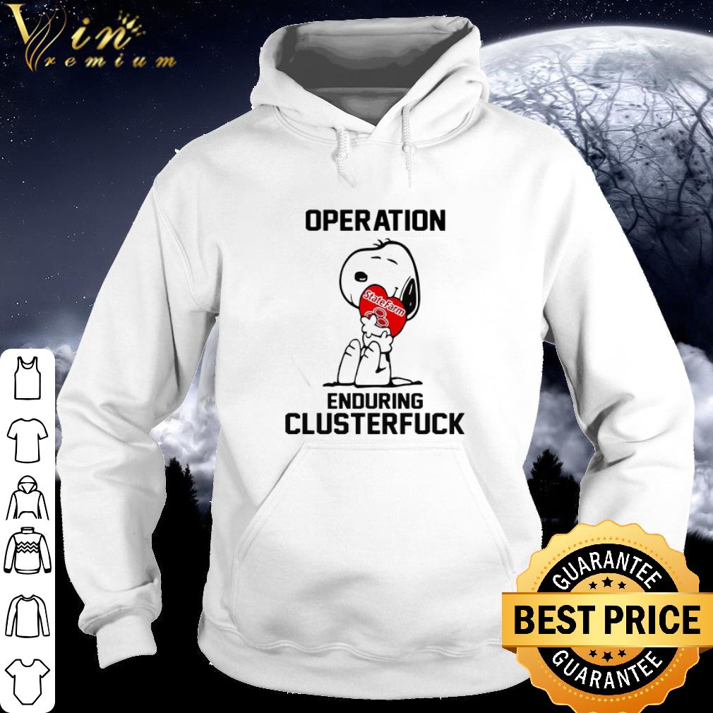 Best Snoopy Hug Heart State Farm Operation Enduring Clusterfuck shirt 2 Best Snoopy Hug Heart State Farm Operation Enduring Clusterfuck shirt