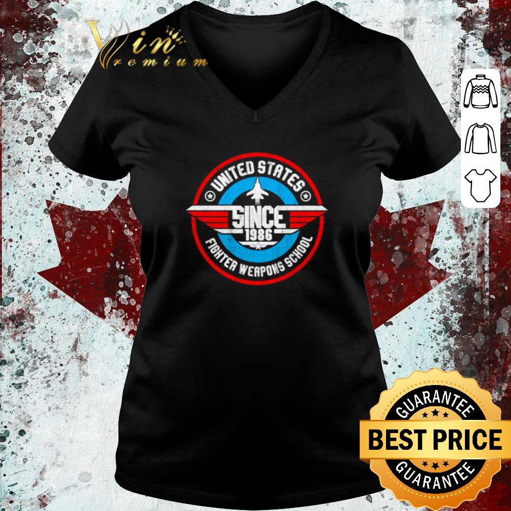 Premium United States Since 1986 Fighter Weapons School Top Gun logo