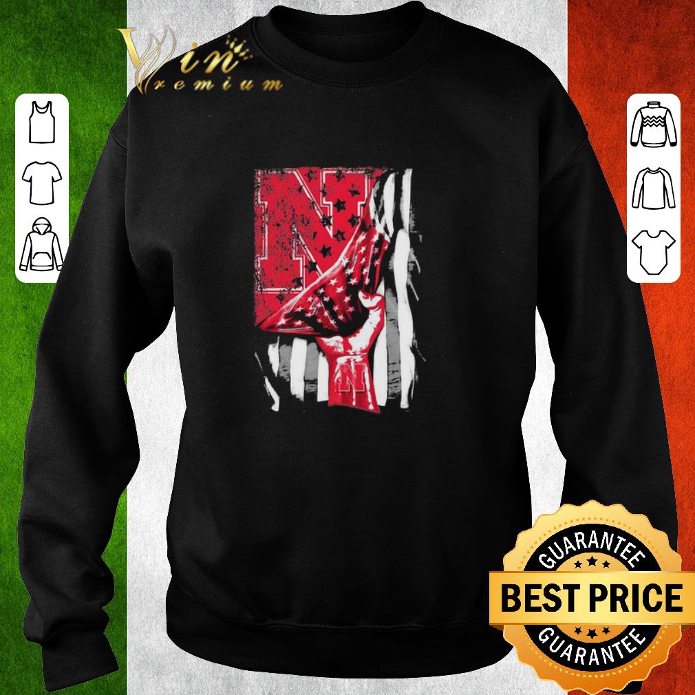 Premium Nebraska Cornhuskers American Flag Independence Day shirt 2 Premium Nebraska Cornhuskers American Flag Independence Day shirt