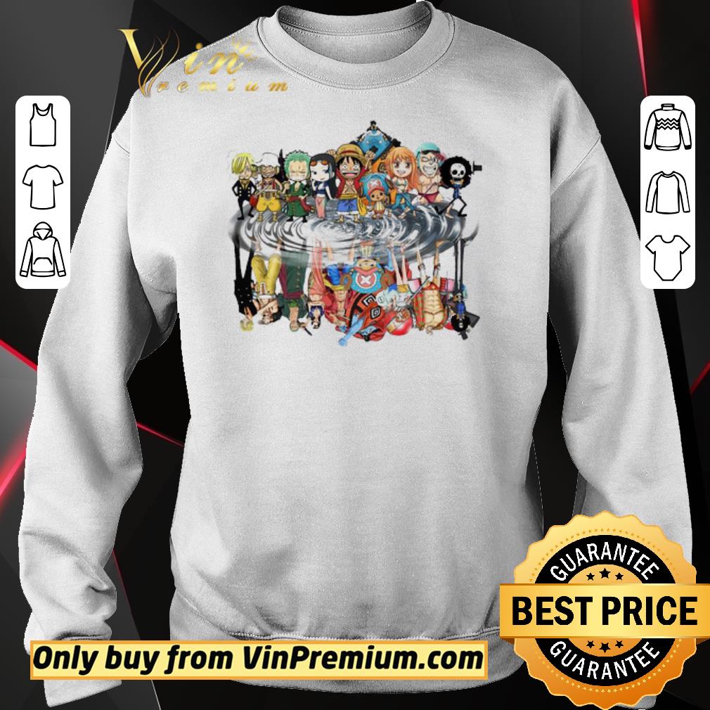 Original One Piece characters water mirror shirt 3 Original One Piece characters water mirror shirt 3