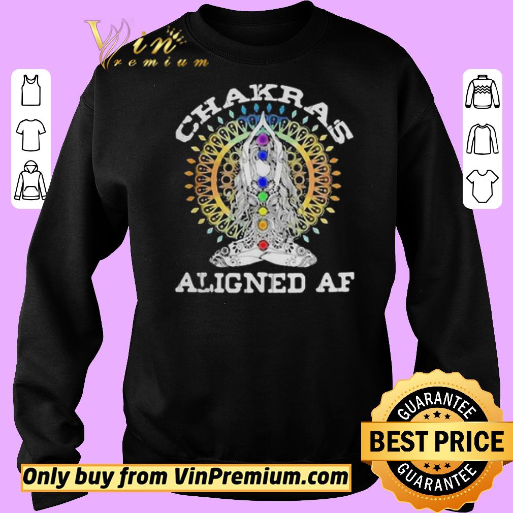 Original Yoga Meditation Chakras Aligned AF shirt 2 Original Yoga Meditation Chakras Aligned AF shirt