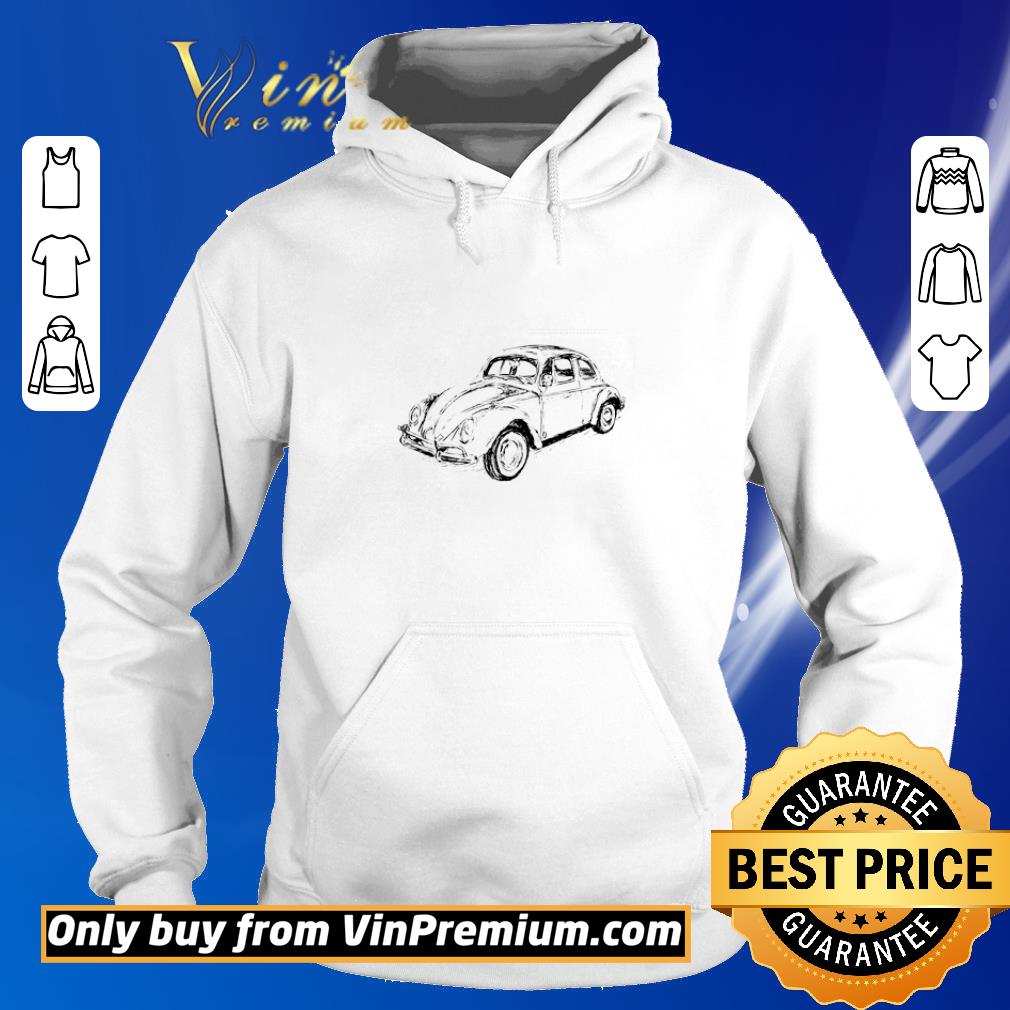 Nice Vintage Beetle Car Pen Drawing shirt 2 Nice Vintage Beetle Car Pen Drawing shirt