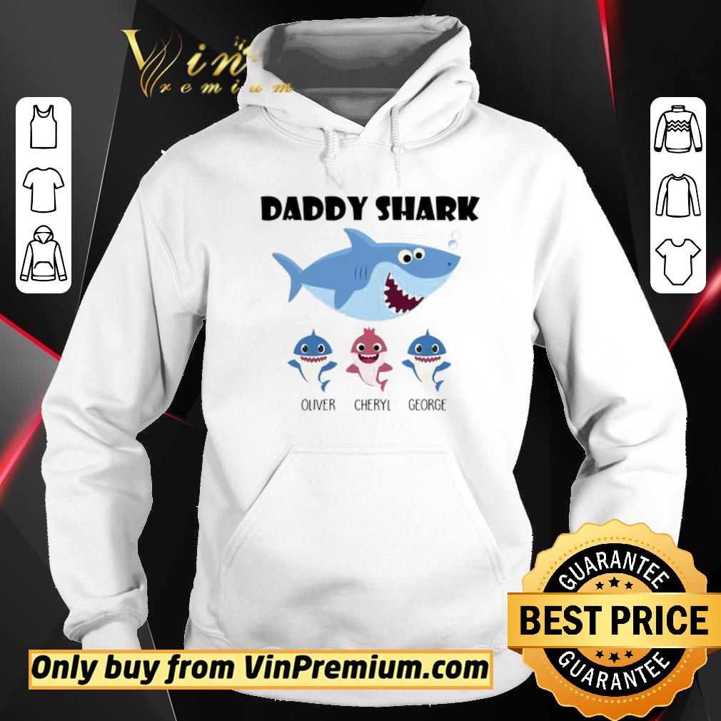 Nice Daddy Shark Oliver Cheryl George shirt 2 Nice Daddy Shark Oliver Cheryl George shirt