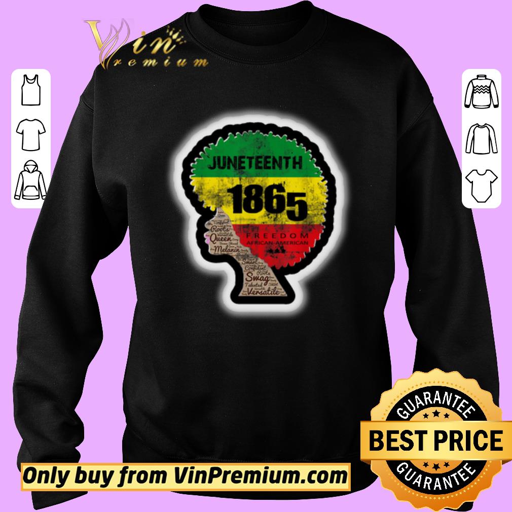 Top Juneteenth 1865 African American Flag Melanin Afro Artwork Women shirt 2 Top Juneteenth 1865 African American Flag Melanin Afro Artwork Women shirt