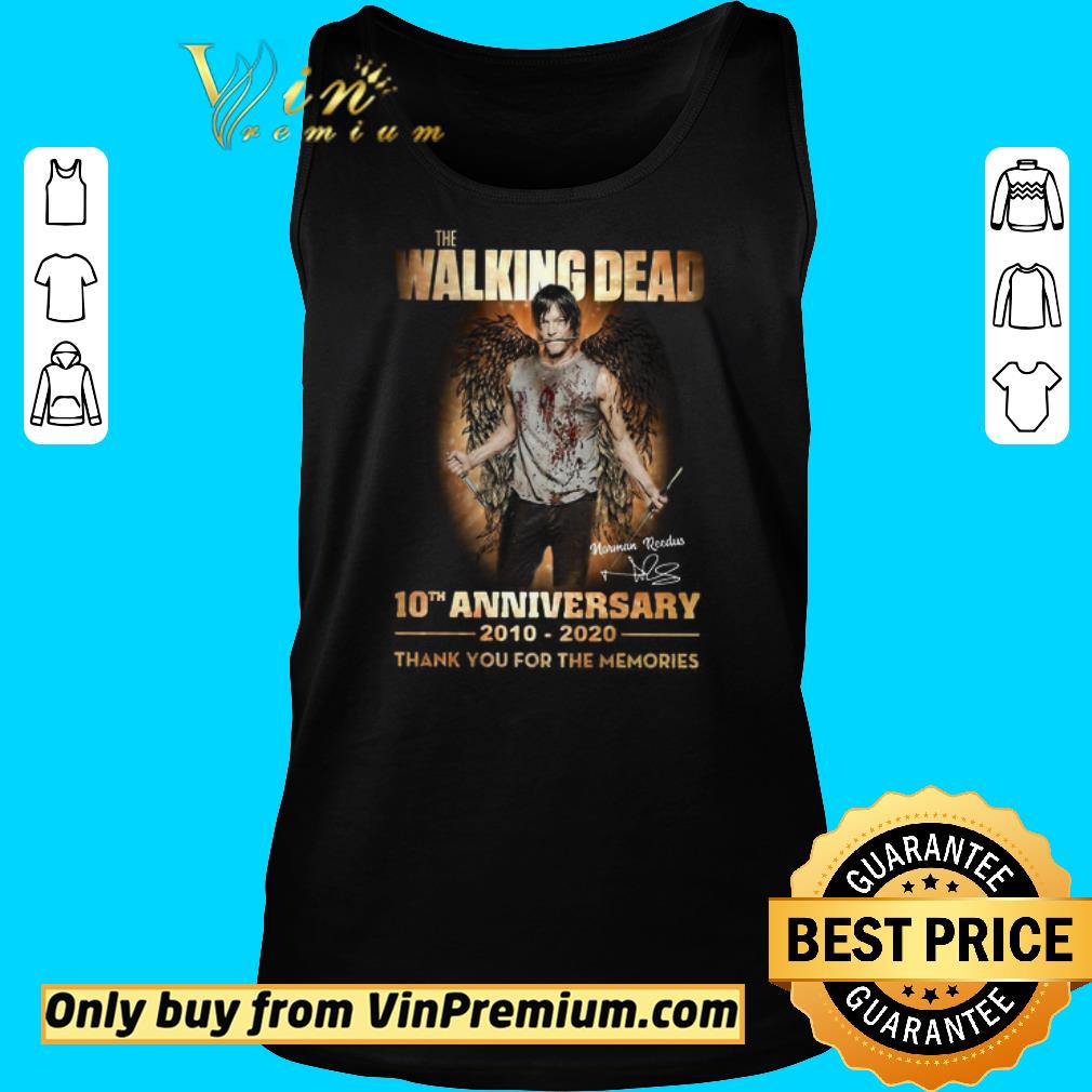 Original The Walking Dead 10th Anniversary 2010 2020 Thank You For The Memories Signature shirt 2 Original The Walking Dead 10th Anniversary 2010 2020 Thank You For The Memories Signature shirt 2