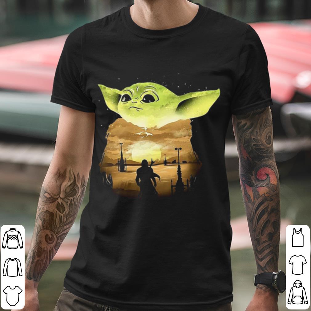 Premium The Mandalorian The Child Heart shirt 2 Premium The Mandalorian The Child Heart shirt