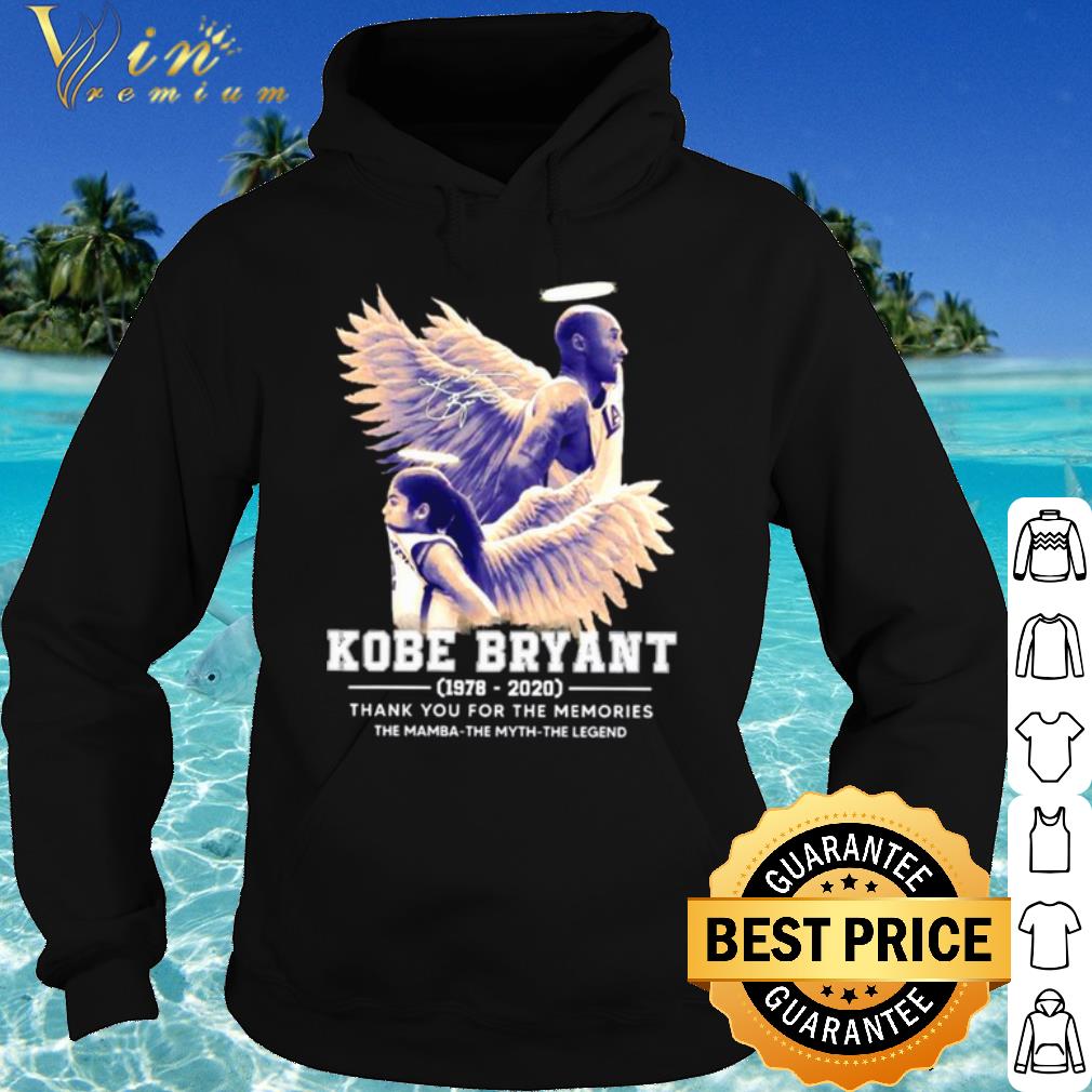 Best Kobe Bryant The Mamba The Myth The Legend Thank The Memories Signature shirt 2 Best Kobe Bryant The Mamba The Myth The Legend Thank The Memories Signature shirt