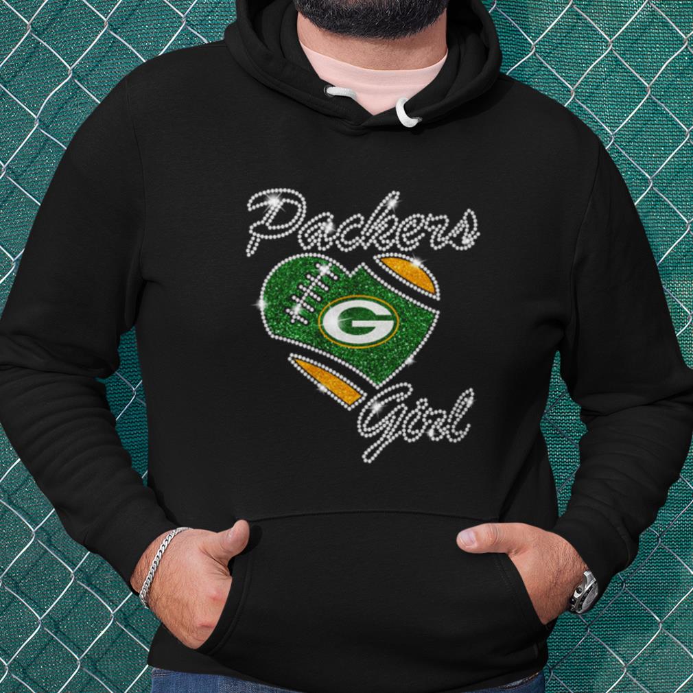 Nice Green Bay Packers Girl Diamond Heart shirt 2 Nice Green Bay Packers Girl Diamond Heart shirt