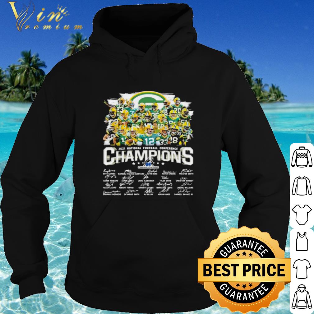 Nice Champions National Football Conference Green Bay Packers Signature shirt