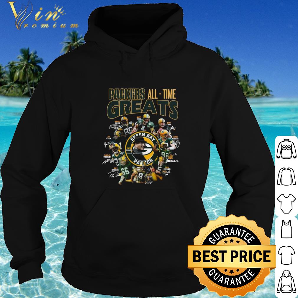 Nice Packers All Time Greats Team Signature shirt