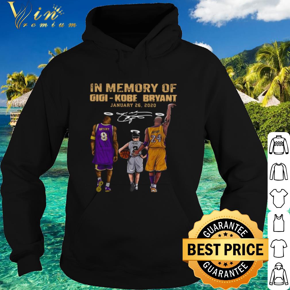 Official In memory of Gigi Kobe Bryant Signatures shirt 2 Official In memory of Gigi Kobe Bryant Signatures shirt
