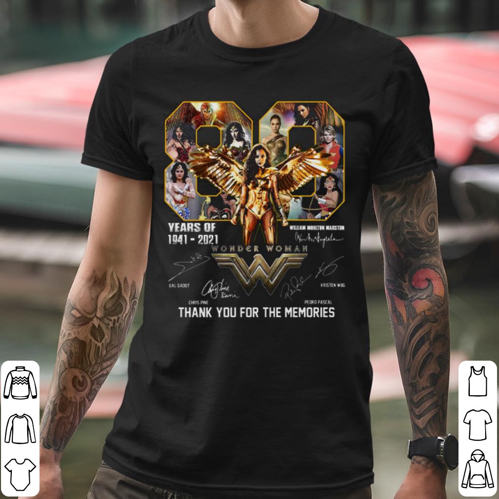 Official William Moulton Marston Wonder Woman Thank The Memories Signature shirt
