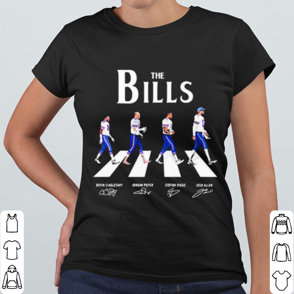 Premium The Bills Abbey Road Signatures shirt 2 Premium The Bills Abbey Road Signatures shirt