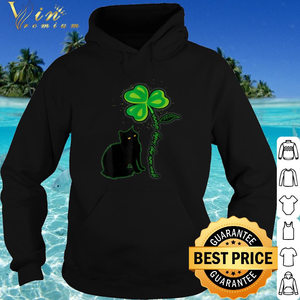 Top St Patricks Day Black Cat shirt