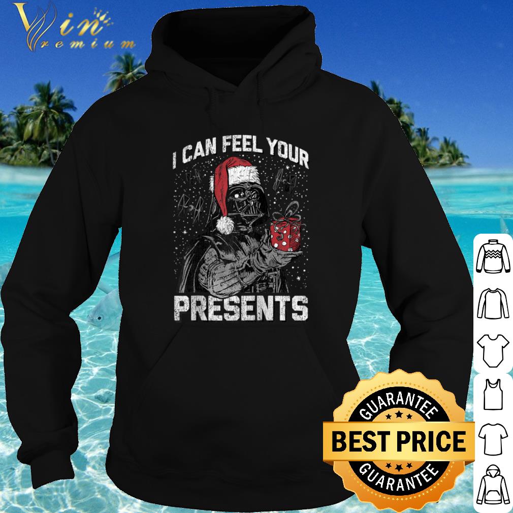 Official Star Wars Christmas Darth Vader I Can Feel Your Presents Raglan Baseball shirt